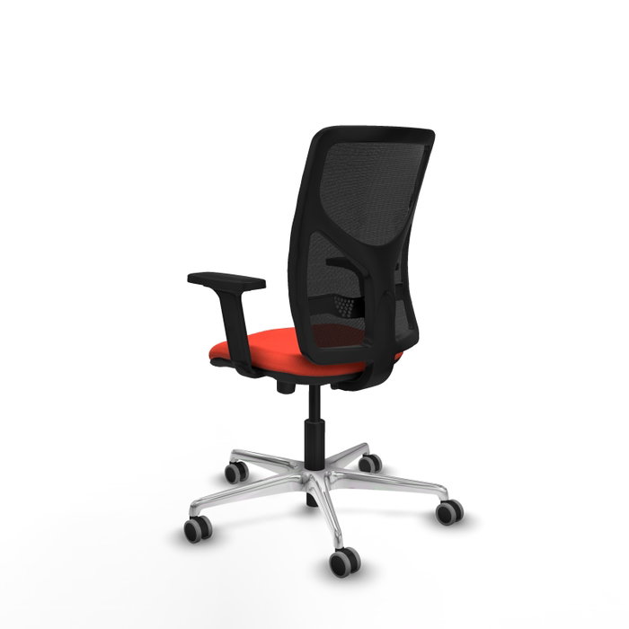 PIQUERAS Y CRESPO Silla de oficina Motilla con mecanismo Sincro/Traslack, Naranja oscuro y Negro PIQUERAS Y CRESPO Silla de oficina Motilla con mecanismo Sincro/Traslack, Naranja oscuro y Negro