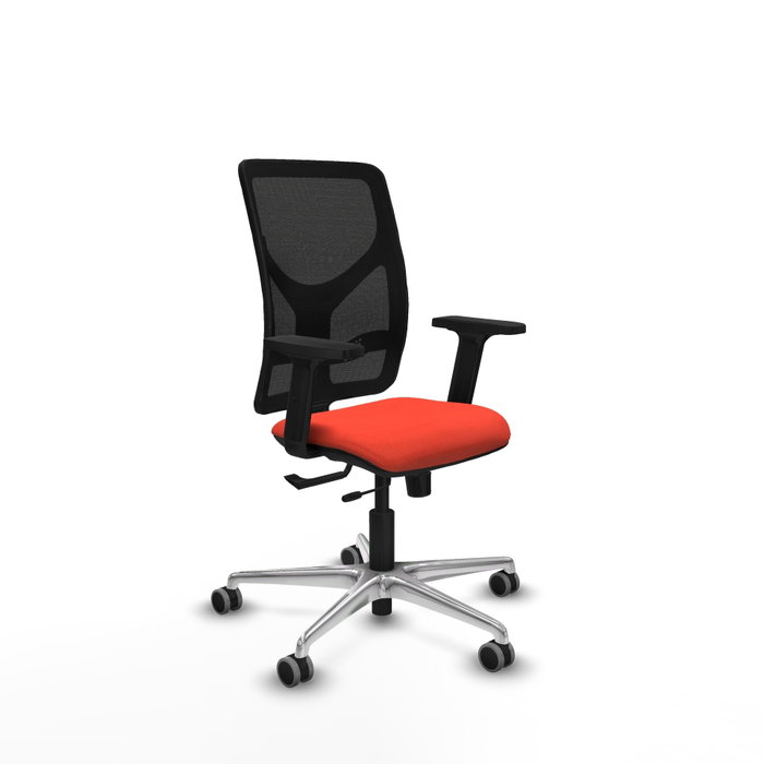 PIQUERAS Y CRESPO Silla de oficina Motilla con mecanismo Sincro/Traslack, Naranja oscuro y Negro PIQUERAS Y CRESPO Silla de oficina Motilla con mecanismo Sincro/Traslack, Naranja oscuro y Negro