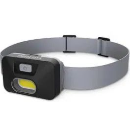 Philips Linterna de Cabeza SFL1000H/130 Lúmenes con 3 Pilas AAA Incluidas, IPX4