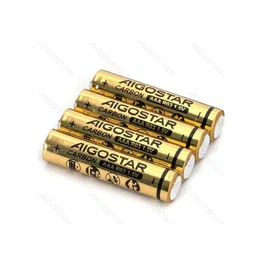 Aigostar Pilas de Carbono-Zinc R03 (AAA) 1.5V, 4 Unidades