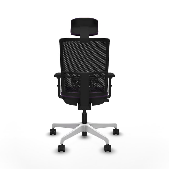 PIQUERAS Y CRESPO Silla de oficina Yunquera con mecanismo Sincro/Traslack, Morado y Negro PIQUERAS Y CRESPO Silla de oficina Yunquera con mecanismo Sincro/Traslack, Morado y Negro