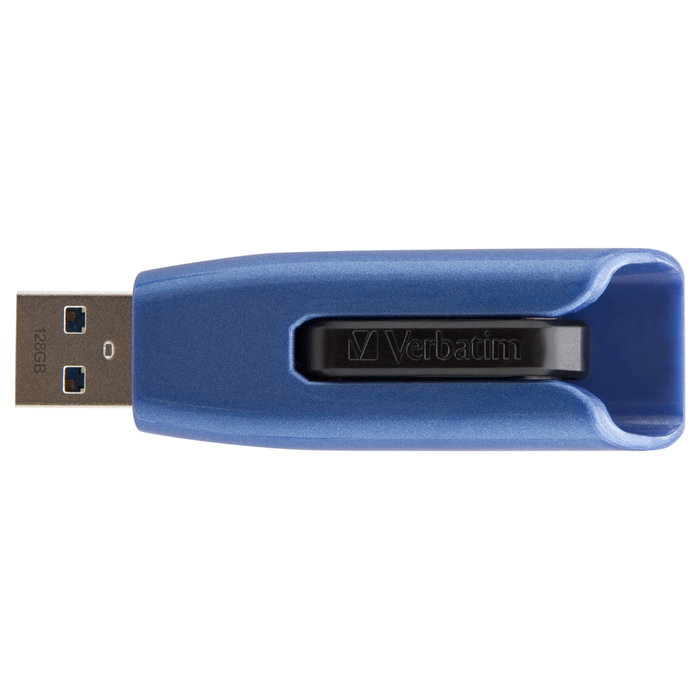 Verbatim V3 MAX Stick 128GB USB 3.2 Gen 1 Negro/Azul Verbatim V3 MAX Stick 128GB USB 3.2 Gen 1 Negro/Azul
