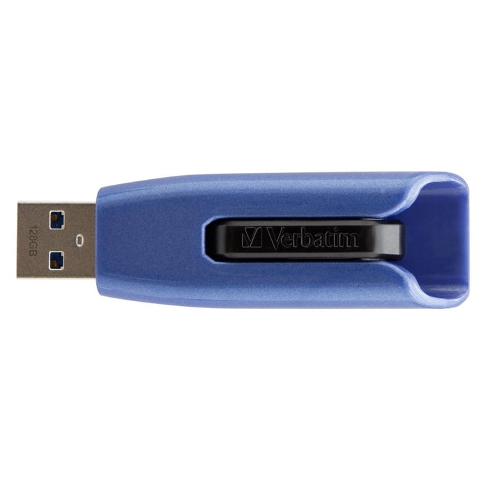 Verbatim V3 MAX USB flash drive 128GB Negro/Azul Verbatim V3 MAX USB flash drive 128GB Negro/Azul