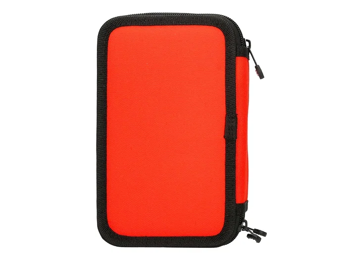 Antartik Estuche Escolar Triple Cremallera Rojo 36 Piezas