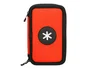 Antartik Estuche Escolar Triple Cremallera Rojo 36 Piezas