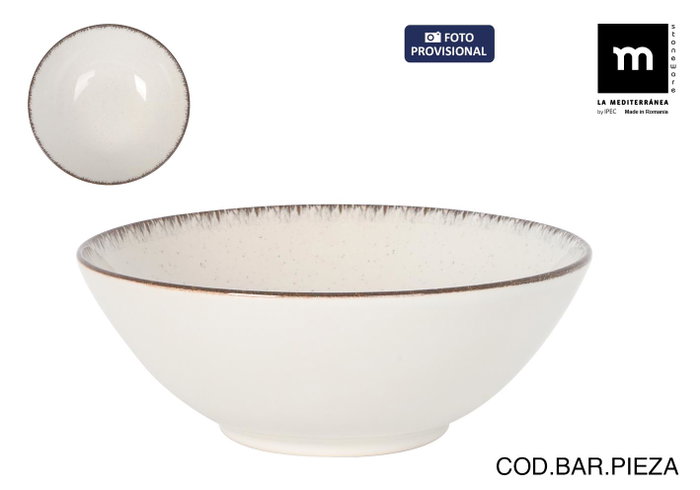 La Mediterranea Bol ANLLO Monaco Brillo 19cm, Pack de 12 unidades La Mediterranea Bol ANLLO Monaco Brillo 19cm, Pack de 12 unidades