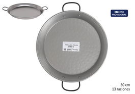 Inde Paellera Pulida 50 cm 13 Raciones (8 Unidades)