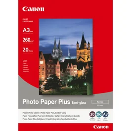 Canon Papel Fotográfico A3 Semi-Brillo 260 g/m² 20 Hojas