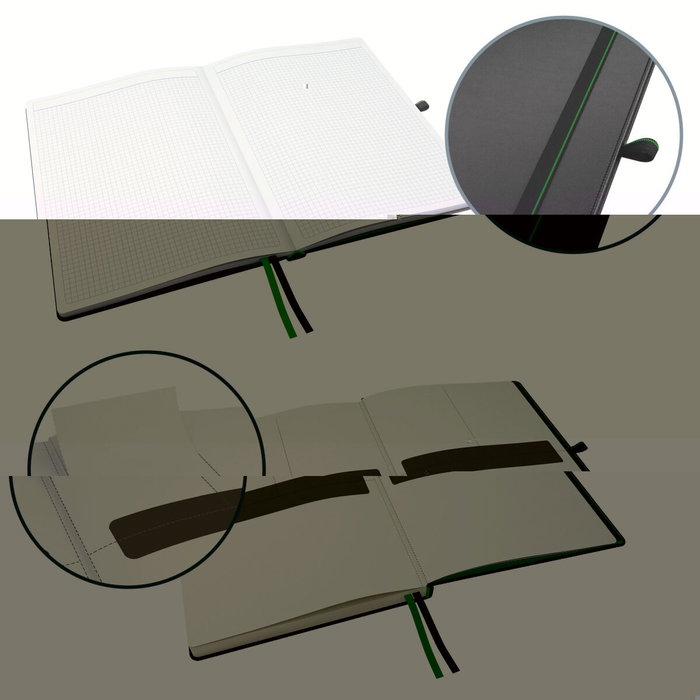 Leitz Cuaderno Complete Tapa Dura A4 80 Hojas Cuadriculado Negro Leitz Cuaderno Complete Tapa Dura A4 80 Hojas Cuadriculado Negro