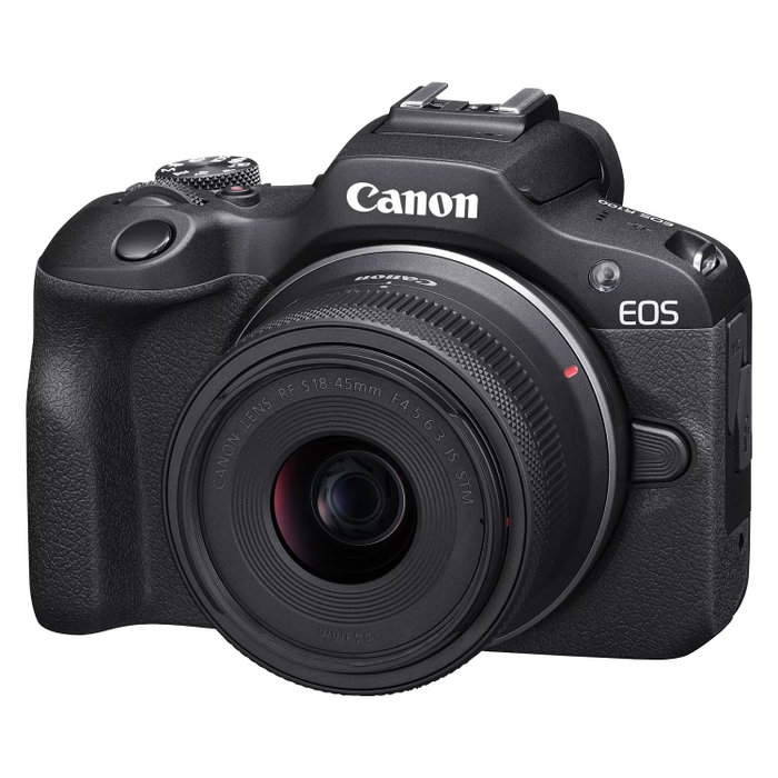 Canon EOS R100 con objetivos RF-S 18-45mm y RF-S 55-210mm Kit