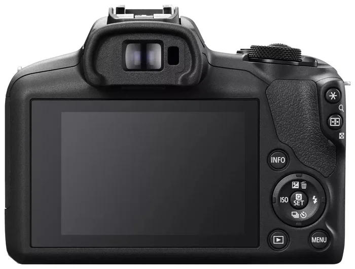 Canon EOS R100 con kit de objetivos RF-S 18-45mm y RF-S 55-200mm, Negro Canon EOS R100 con kit de objetivos RF-S 18-45mm y RF-S 55-200mm, Negro