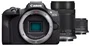 Canon EOS R100 con kit de objetivos RF-S 18-45mm y RF-S 55-200mm, Negro