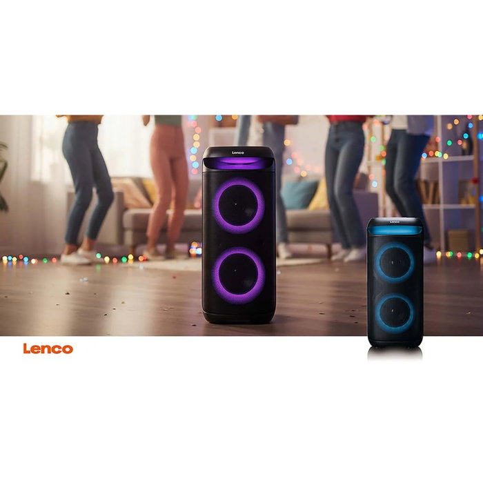 Lenco PA-210BK Altavoz para Fiestas Bluetooth 100W Negro