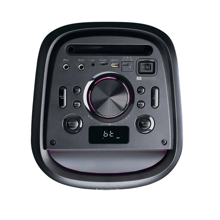 Lenco PA-210BK Altavoz para Fiestas Bluetooth 100W Negro