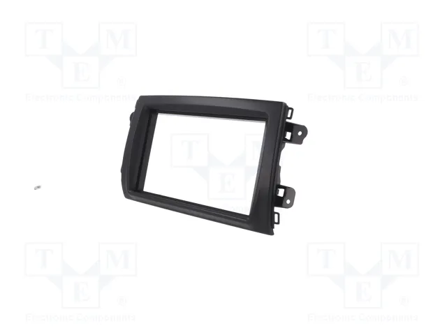 PER.PIC. Bastidor de montaje de radio 2 DIN para Fiat Ducato 2021-> Negro