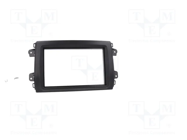 PER.PIC. Bastidor de montaje de radio 2 DIN para Fiat Ducato 2021-> Negro