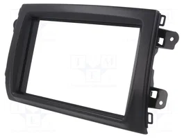 PER.PIC. Bastidor de montaje de radio 2 DIN para Fiat Ducato 2021-> Negro