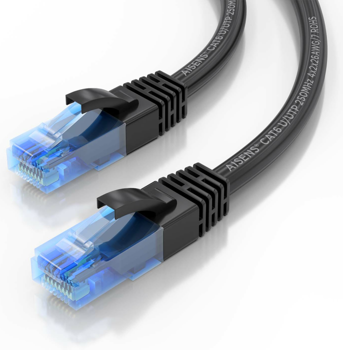 AISENS Cable de Red RJ45 Cat6 UTP AWG26 CCA 2m Negro AISENS Cable de Red RJ45 Cat6 UTP AWG26 CCA 2m Negro