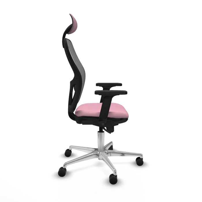 PIQUERAS Y CRESPO Silla de oficina Jorquera Rosa y Gris PIQUERAS Y CRESPO Silla de oficina Jorquera Rosa y Gris