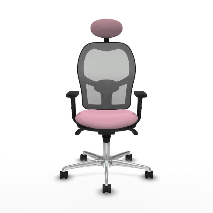 PIQUERAS Y CRESPO Silla de oficina Jorquera Rosa y Gris PIQUERAS Y CRESPO Silla de oficina Jorquera Rosa y Gris