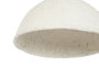 DKD Home Decor Lámpara de Techo de Papel Maché y Hierro Blanca
