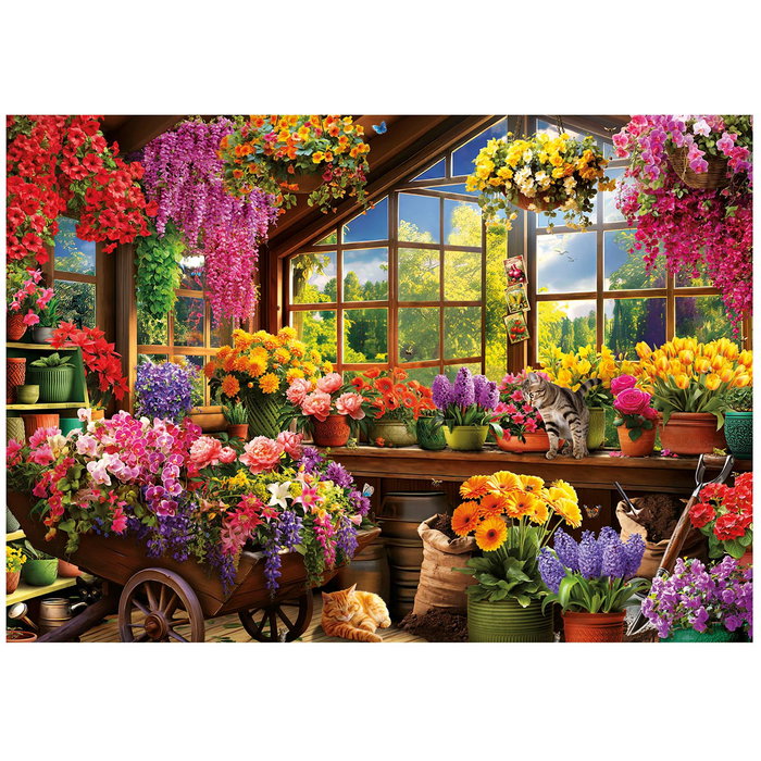 Educa Puzzle 1500 piezas Cabaña de Jardín