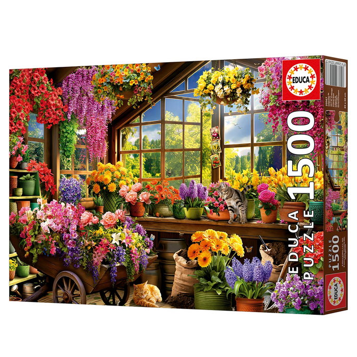 Educa Puzzle 1500 piezas Cabaña de Jardín