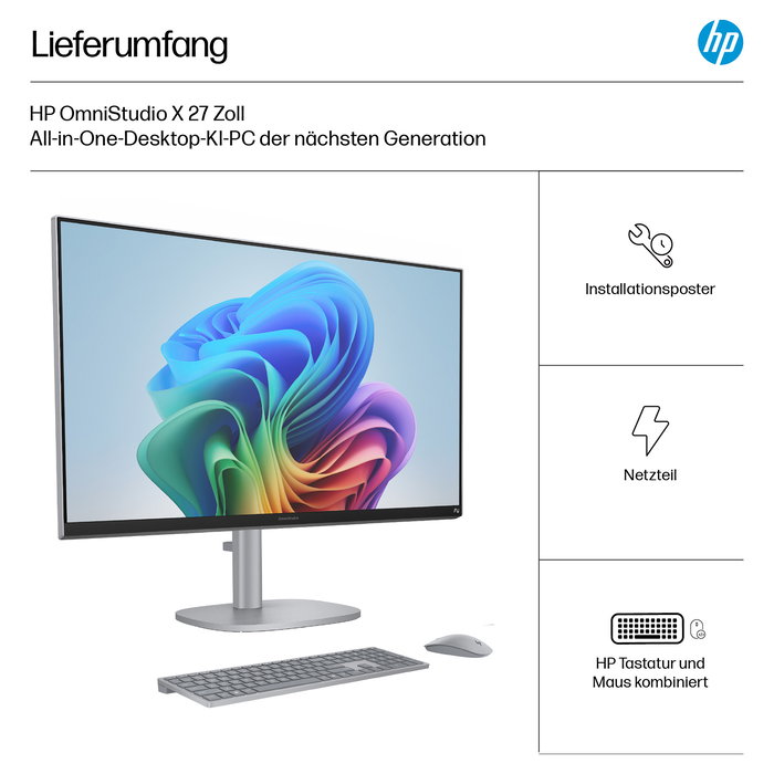 HP OmniStudio X All-in-One 27" FHD IPS Core Ultra 7 16GB/1TB SSD Win11 27-cs1075ng