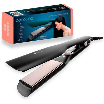 Cecotec Bamba RitualCare Sphere Max Plancha de Pelo XL Negra