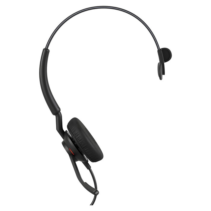 Jabra Engage 40 Mono USB-A UC Headset Supraaural, Auriculares Alámbricos para Oficina/Centro de Llamadas con Micrófono Boom y Reducción de Ruido, Negro