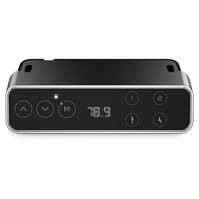 Digitus Estructura de Mesa Eléctrica Regulable en Altura, Doble Motor, 3 Niveles, Negro