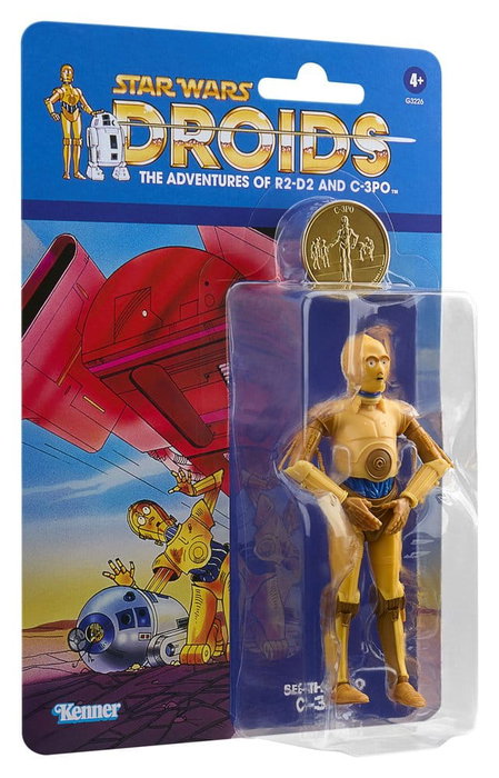 Hasbro Star Wars Droids Figura C-3PO 15 cm con Moneda de Coleccionista