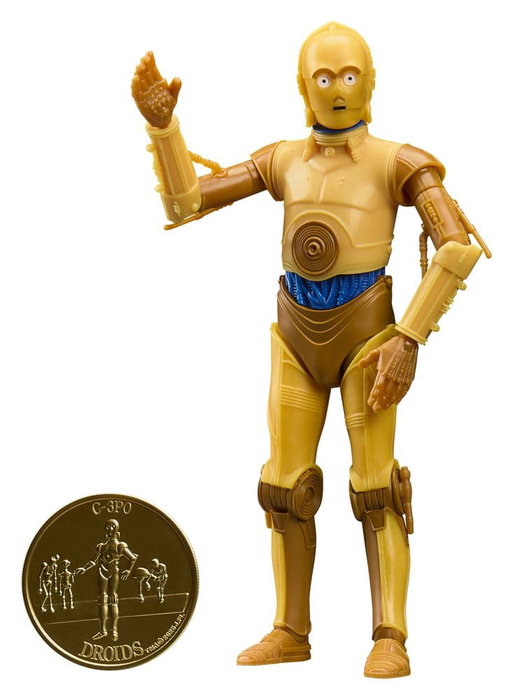 Hasbro Star Wars Droids Figura C-3PO 15 cm con Moneda de Coleccionista