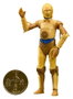 Hasbro Star Wars Droids Figura C-3PO 15 cm con Moneda de Coleccionista