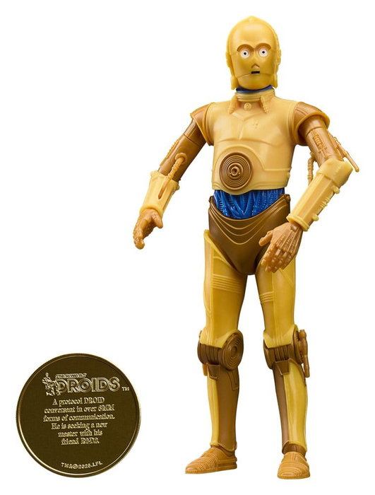 Hasbro Star Wars Droids Figura C-3PO 15 cm con Moneda de Coleccionista