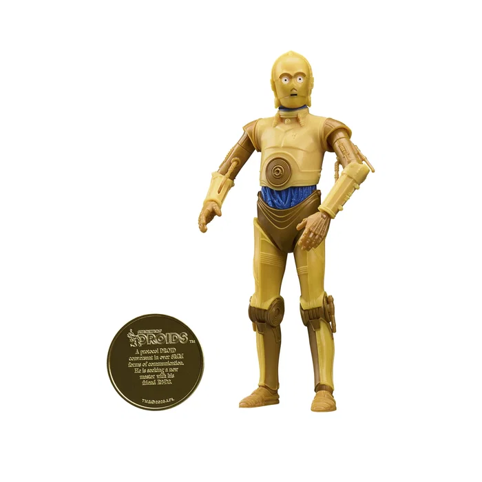 Hasbro Star Wars Droids Figura C-3PO 15 cm con Moneda de Coleccionista