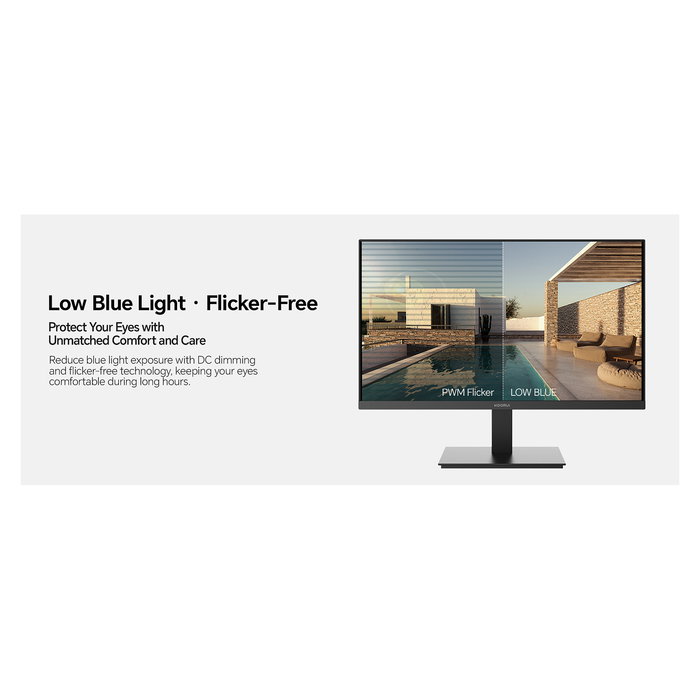 Koorui E2711F Monitor de Oficina IPS de 27" Full HD 100Hz, AMD FreeSync Premium, 6 ms, 99% sRGB, VESA 100x100, Negro Koorui E2711F Monitor de Oficina IPS de 27" Full HD 100Hz, AMD FreeSync Premium, 6 ms, 99% sRGB, VESA 100x100, Negro