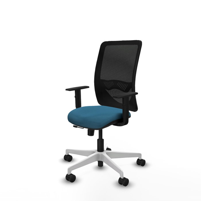 PIQUERAS Y CRESPO Silla de oficina Zulema con mecanismo Sincro/Traslack Verde petróleo PIQUERAS Y CRESPO Silla de oficina Zulema con mecanismo Sincro/Traslack Verde petróleo