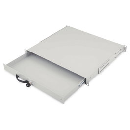 Digitus Cajón con cerradura para rack 19 pulgadas 1U Gris