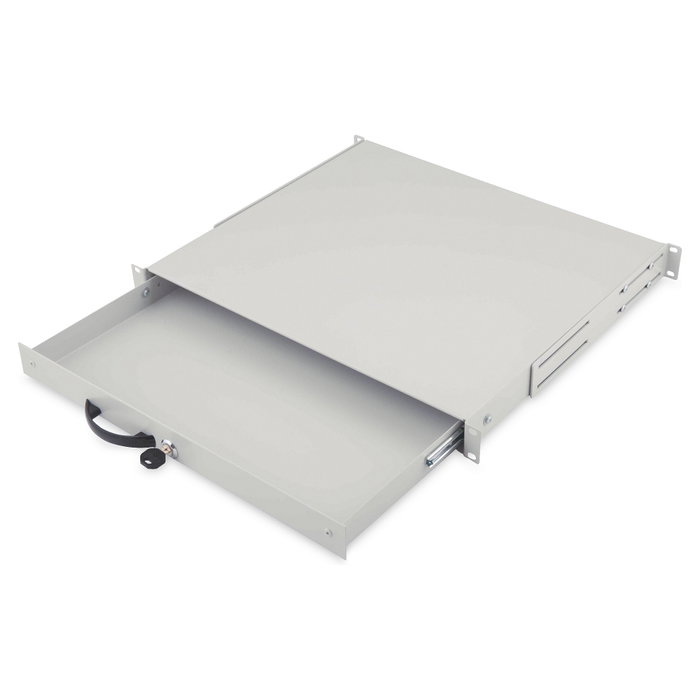 Digitus Cajón con cerradura para rack 19 pulgadas 1U Gris Digitus Cajón con cerradura para rack 19 pulgadas 1U Gris