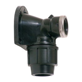 Plasson Codo Mixto 90° Mural Polipropileno Rosca Hembra 25 mm x 3/4 Pulg