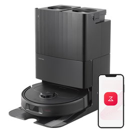 Roborock Q Revo Plus Robot Aspirador y Fregador Automático con Estación Base, Negro, LiDAR, 7000 Pa, 180 min Autonomía