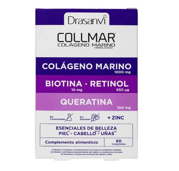 DRASANVI Collmar Esenciales Belleza sin azúcar 60 comp.