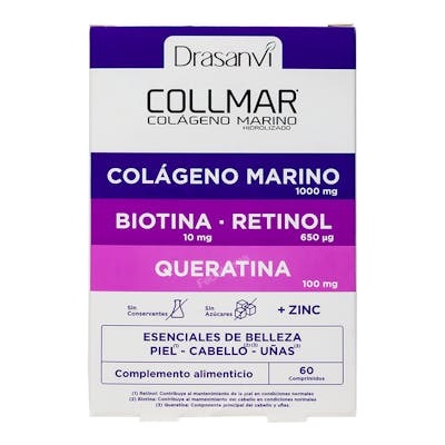 DRASANVI Collmar Esenciales Belleza Sin Azúcar 60 Comprimidos DRASANVI Collmar Esenciales Belleza Sin Azúcar 60 Comprimidos