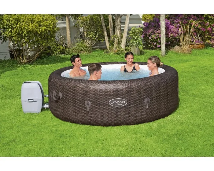 Spa hinchable Lay-Z-Spa St Moritz, 5/7 plazas, diámetro 216 x 71 cm, 180 chorros de aire