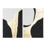 DKD Home Decor Cuadro Lienzo MDF 60x2,8x90 Abstracto (Pack de 2)