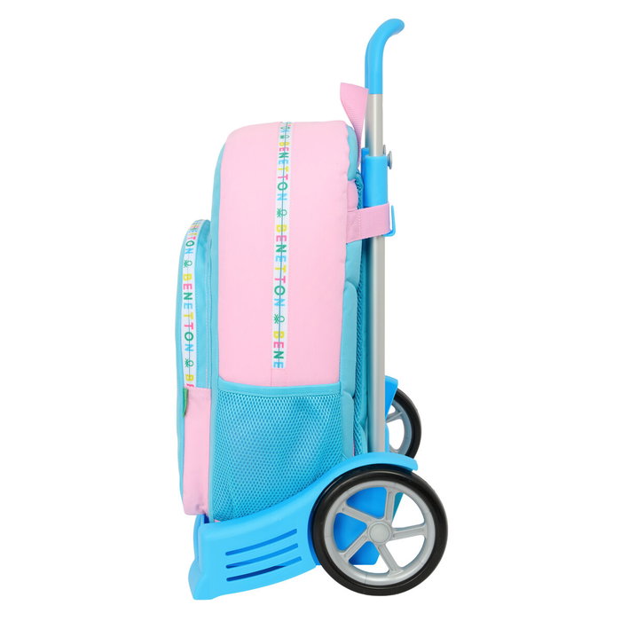 Safta Mochila modelo 876 con carro Evolution Benetton Unique