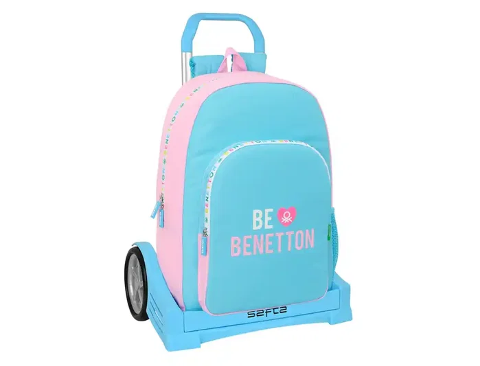 Safta Mochila modelo 876 con carro Evolution Benetton Unique