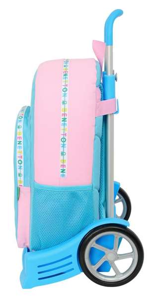 Safta Mochila modelo 876 con carro Evolution Benetton Unique