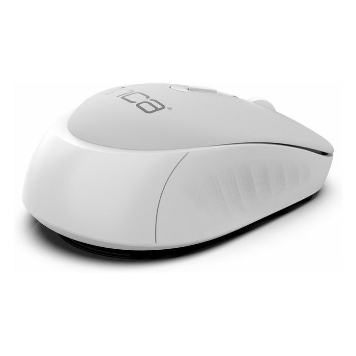 Inca IWM-243RG Ratón Gaming Inalámbrico 2.4GHz 1600DPI Candy Design Gris Ambidiestro - Plug and Play, Receptor USB y Pilas Incluidas